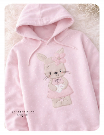 Megapack Hasenmädchen mit Herz komplette Figur 10x10, 13x18, 16x26, 18x30