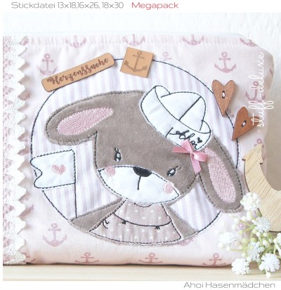 Megapack Ahoi Hase Mädchen 13x18, 16x26, 18x30