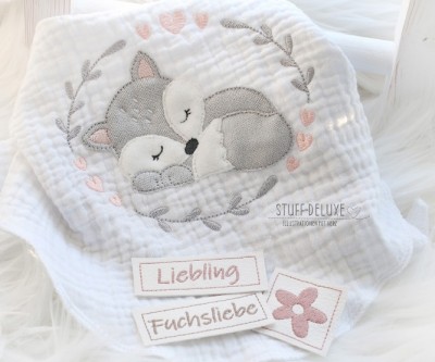 Megapack Schlummerfuchs Fenya 10x10, 13x18, 16x26, 18x30  + 3 Gratis Patches