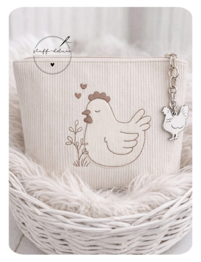 Megapack Landhaus Huhn Stickdatei 10x10, 13x18, 16x26 u. 18x30 