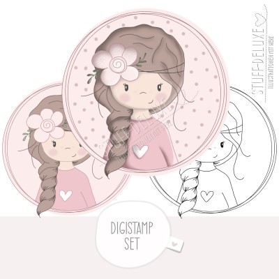 Digistamp Mia Frühlingsbutton