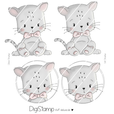 Digistamp Set Schmusekatze