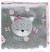 Schlummermieze Blumenkranz Blumen Katze Mieze Stickdatei 