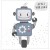 Roboter Rolli Applikationsvorlage
