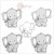 Digistamp Elefant Rüsselchen