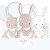 Digistamp Hase Henri  mit Ballon 
