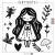 Fairy Collection 1 Plottervorlage (einfarbig) 