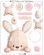 3D PUFFY Digistamp Set Hey Hasi ROSA