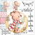 Digistamp + Digipaper Set Bärchen mit Sternbäumchen 