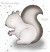 Hörnchen Plottervorlage