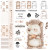 Digistamp + Digipaper Set Herbstzeit Igelchen 