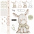 Digistamp + Digipaper Set Winter Eselchen