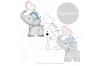 kleiner Elefant, Herz, Fanti, Liebe, Elephant, sticken, Stickdatei 