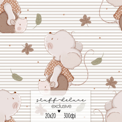 Digitales Stoffdesign Herbstfreunde 5 Exclusive