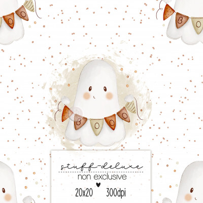 Goodie Digitales Stoffdesign Booo non Exclusive