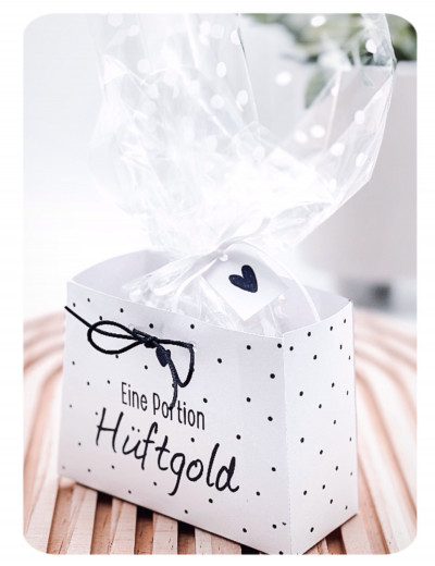 DIGITAL PRINT PDF Geschenktütchen Bär Hüftgold