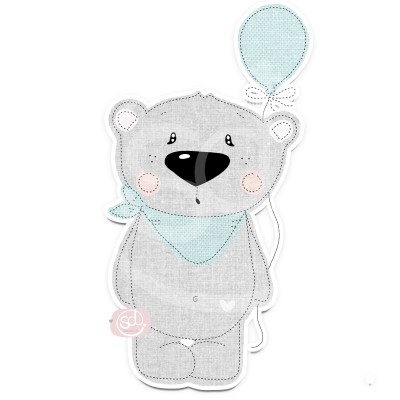 Emil mit Ballon Applikationsvorlage