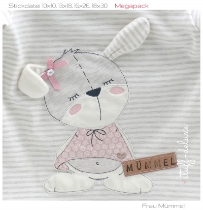 Hase Hasi Mümmel Stickdatei Ostern 