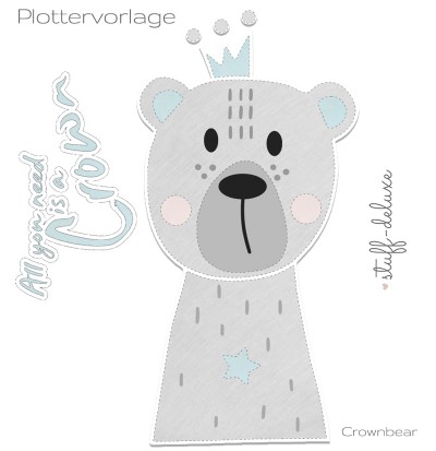 Crownbear Plottervorlage 