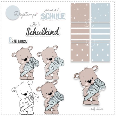 Digistamp Schulbärli Junge
