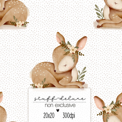 Digitales Stoffdesign Herbstkitz non Exclusive