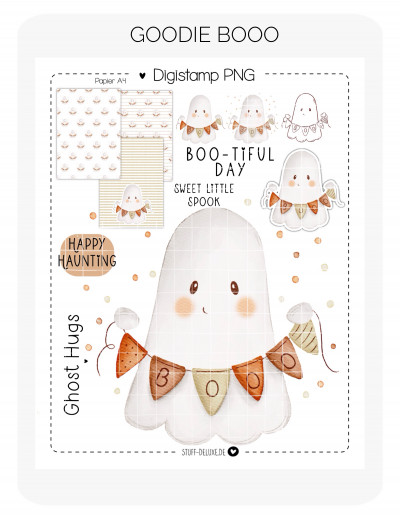 Goodie Digistamp Set Booo