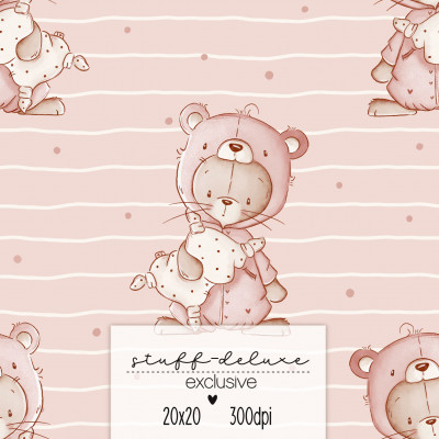 Digitales Stoffdesign Kuschelhase 2 Exclusive