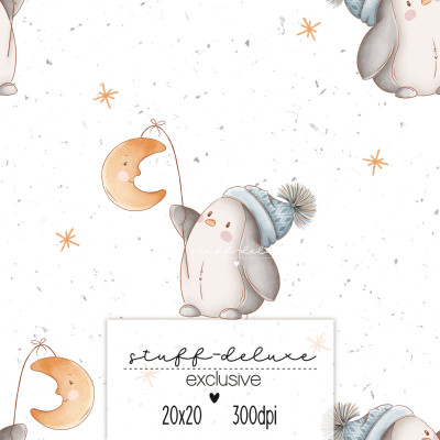 EXKLUSIVES Digitales Stoffdesign Pingu 5