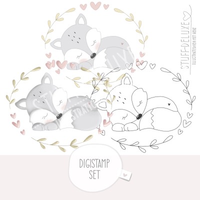 Digistamp Schlummerfuchs Fenya 