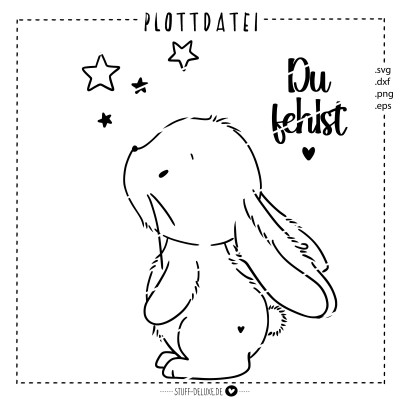 Sternenhasi Plottervorlage/Laserdatei 