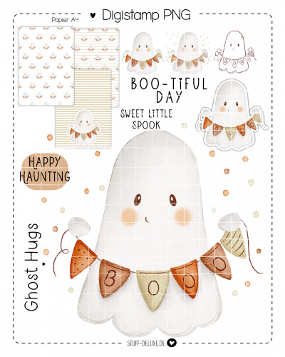 Goodie Digistamp Set Booo