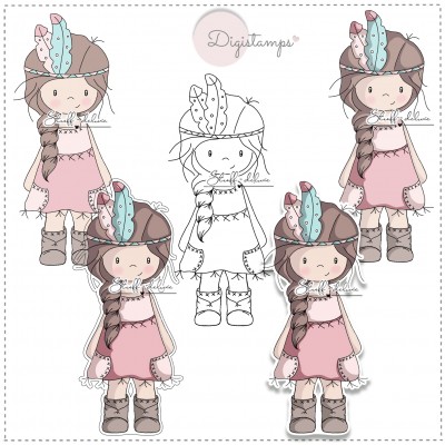 Digistamp Boho Mia komplett Digistamps