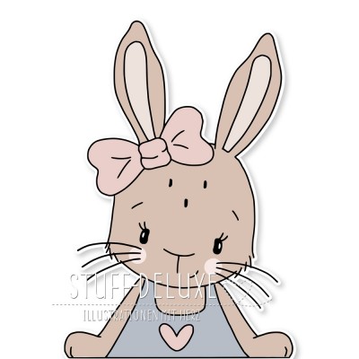 Fräulein Lotta Hase Plottervorlage