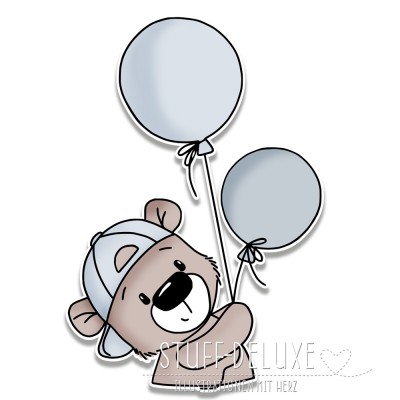 Ballonbärchen Plottervorlage