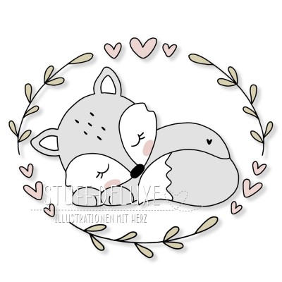 Schlummerfuchs Fenya Plottervorlage
